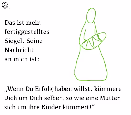 Fertiggestelltes Siegel