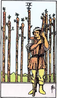 Neun der Stäbe