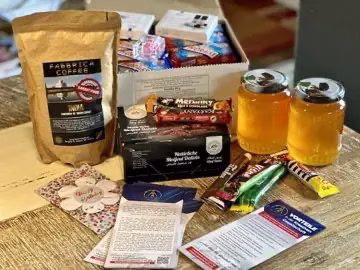 Geschenke und Horalky zum Geburtstag von Marion