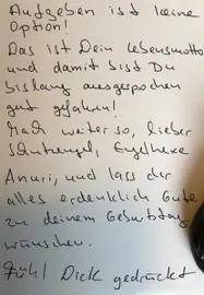 alles Gute Marion