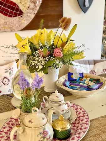 Blumen Dank von Klientin