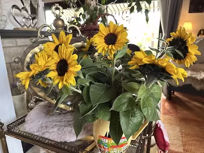 Blumenstrauß - Danke von Klientin