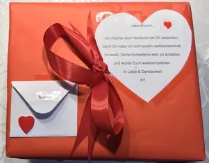 Geschenk weiße Magie