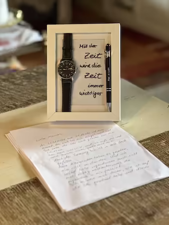 Danksagung für Marion und Geschenke