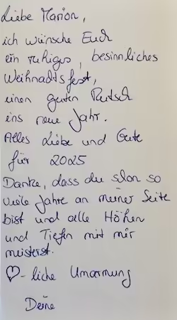 Ein ruhiges, besinnliches Weihnachtsfest
