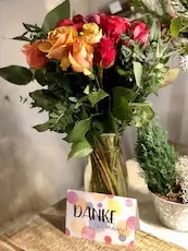 Geschenk Danke Blumen