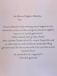 Liebesmagie Marion Daghan-Malenky Erfahrungen