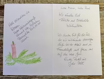 Fröhliche und besinnliche Weihnachten Marion