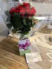 Blumen für Marion
