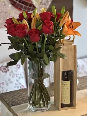 Blumentopf zum Geburtstag
