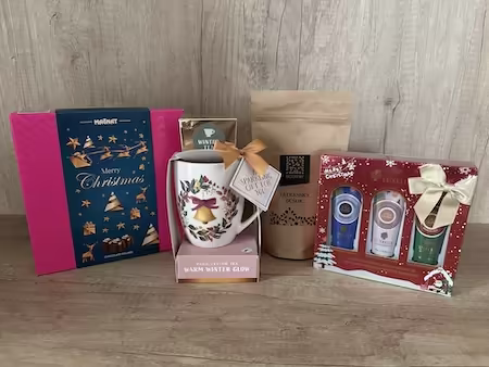 Weihnachtsgeschenke von der Kundin