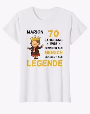 Gebertstag Marion Geschenk