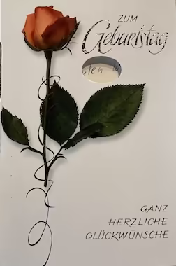Postkarte zum Geburtstag