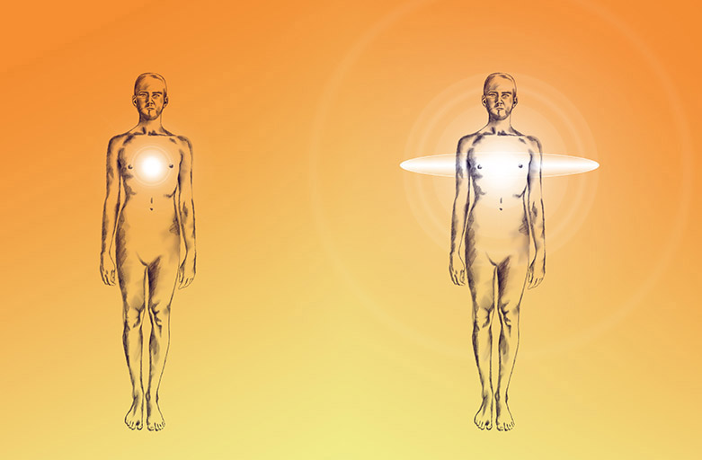 Aura der spirituellen Entwicklung