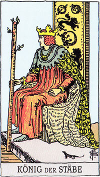 Tarot Koenig der Stäbe