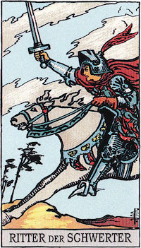 Tarotkarte Ritter der schwerter