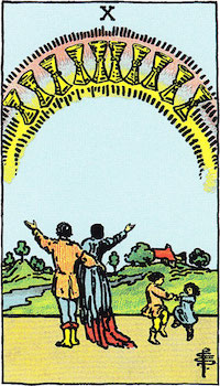 Tarot Zehn der kelche