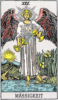 Tarot Mäsigkeit