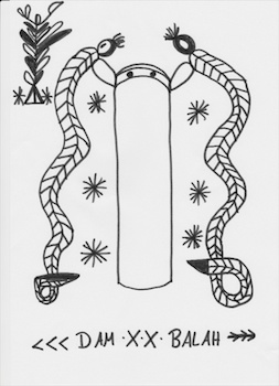 Voodoo Veve Dambalah